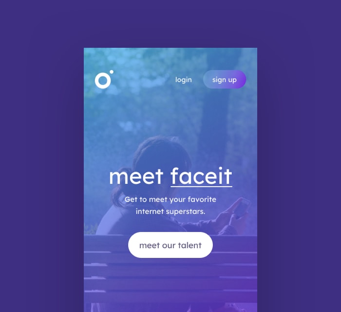 image of an app that helps you video call internet celebrities
          who are on the app 