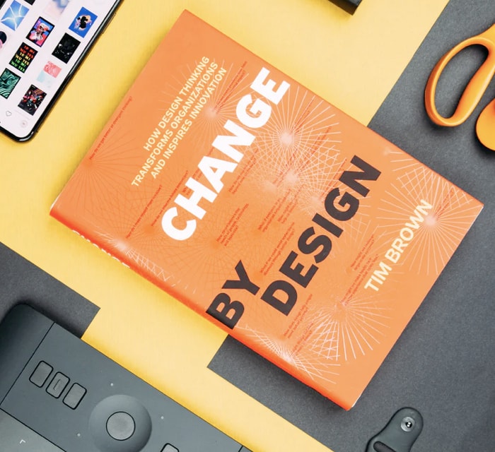 image of a book called Change by Design